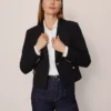 The Cutaway Blazer In Tweed Black -Anntaylor Shop 857059 2222