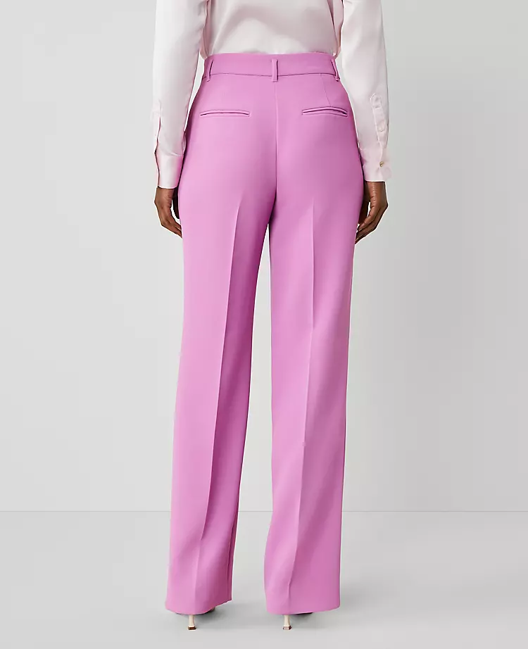 The Petite Side-Zip Straight Pant In Fluid Crepe — Curvy Fit Orchid Glow 4 The Petite Side-Zip Straight Pant In Fluid Crepe — Curvy Fit Orchid Glow - Image 2