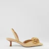 Raffia Flower Slingback Pumps Natural 2 Raffia Flower Slingback Pumps Natural -Anntaylor Shop 857152 7195