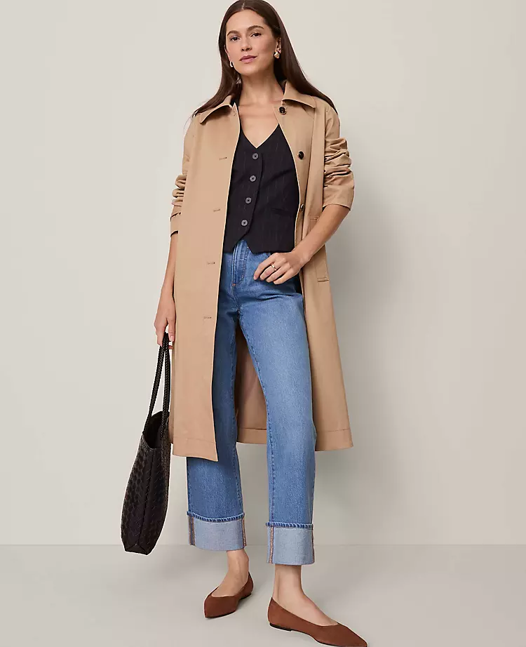 Removable Cape Trench Coat Cafe Au Lait 10 Removable Cape Trench Coat Cafe Au Lait - Image 8
