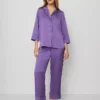 Satin Pajama Set Majestic Violet -Anntaylor Shop 857218 019877
