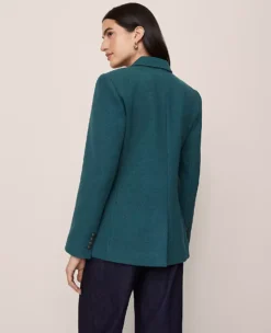 The Greenwich Blazer Deep Atlantic Teal -Anntaylor Shop 857236 2073 ALT1