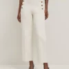 The Petite Sailor Grace Straight Pant — Curvy Fit Sand Shell -Anntaylor Shop 857367 7264