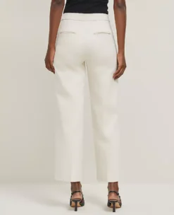 The Petite Sailor Grace Straight Pant — Curvy Fit Sand Shell -Anntaylor Shop 857367 7264 ALT1