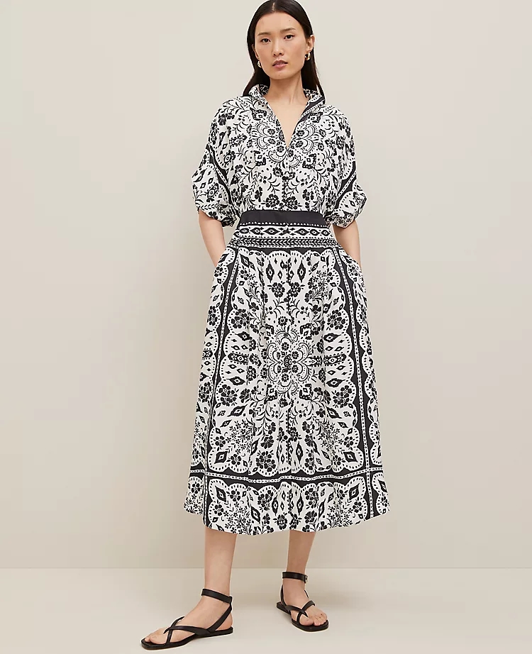 Petite Tiled Satin Button Dress Black 3 Petite Tiled Satin Button Dress Black