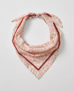 Weekend Collection Floral Scarf Soft Adobe