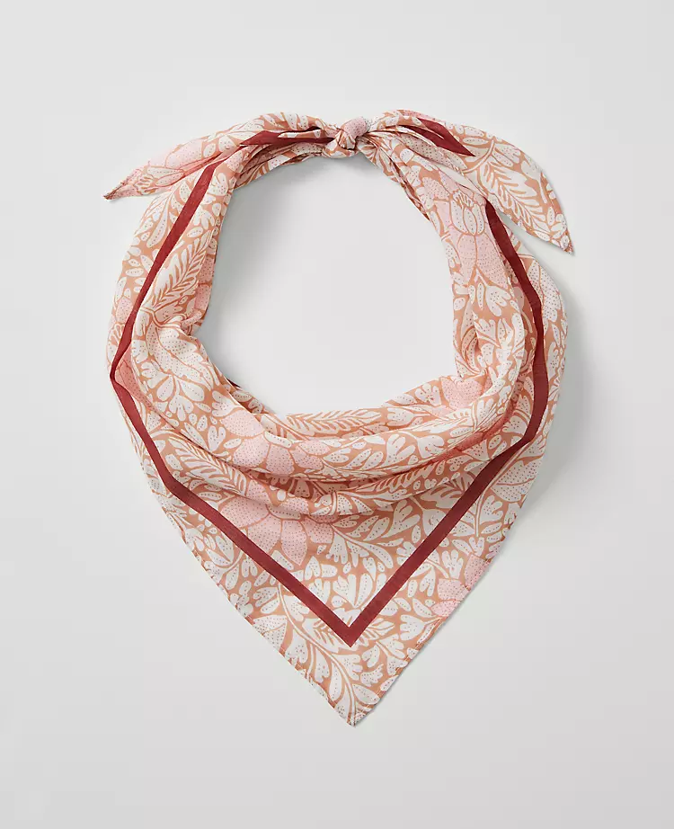 Weekend Collection Floral Scarf Soft Adobe 3 Weekend Collection Floral Scarf Soft Adobe