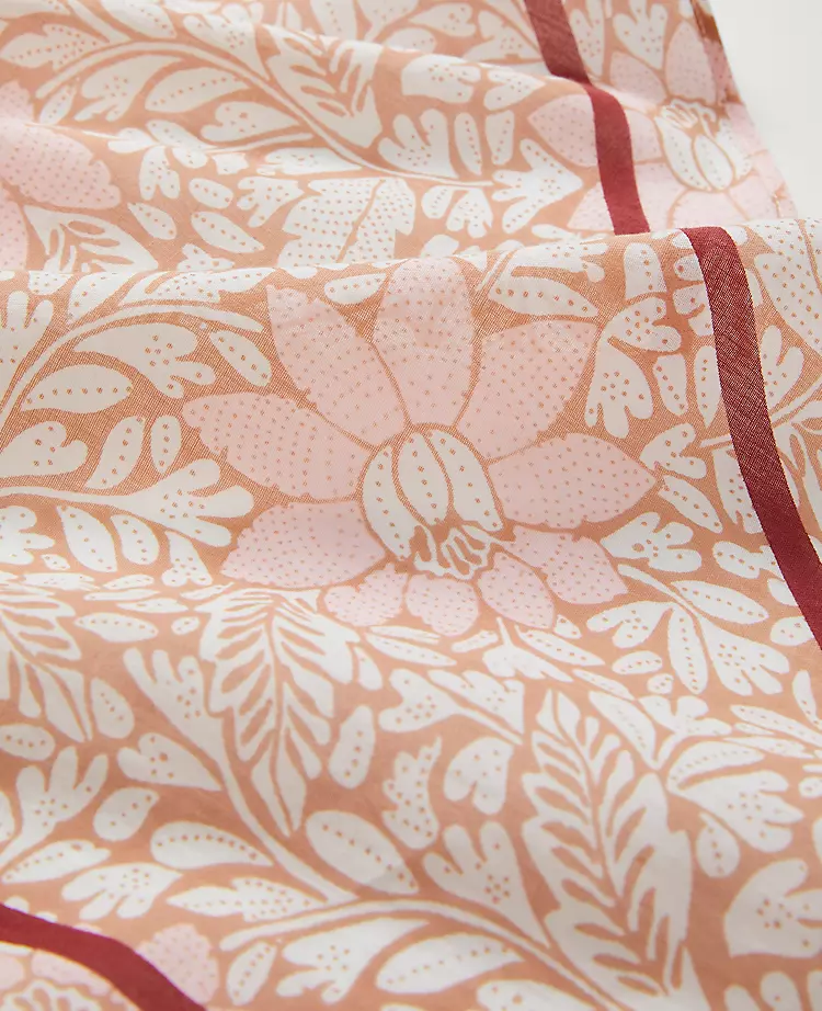 Weekend Collection Floral Scarf Soft Adobe 4 Weekend Collection Floral Scarf Soft Adobe - Image 2