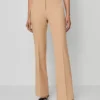 The Petite Slim Flare Trouser In Bi-Stretch - Curvy Fit Cafe Au Lait 1 The Petite Slim Flare Trouser In Bi-Stretch - Curvy Fit Cafe Au Lait -Anntaylor Shop 857571 5824