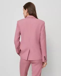 The One-Button Blazer Smokey Rose -Anntaylor Shop 857584 019862 ALT1