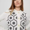 Petite Floral Embroidered Cardigan White/Navy 1 Petite Floral Embroidered Cardigan White/Navy -Anntaylor Shop 857641 019930