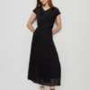 Petite Chiffon Pleated Maxi Skirt Black 2 Petite Chiffon Pleated Maxi Skirt Black -Anntaylor Shop 857656 2222