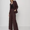 The Wide-Leg Pant Classic Burgundy -Anntaylor Shop 857670 019903
