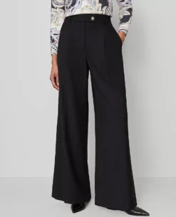 The Modern Wide-Leg Trouser Black -Anntaylor Shop 857678 2222 ALT1