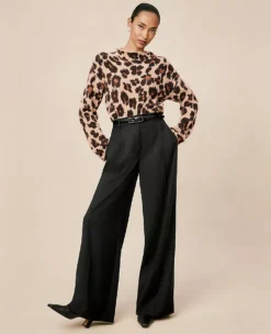 The Modern Wide-Leg Trouser Black -Anntaylor Shop 857678 2222 MKTG2