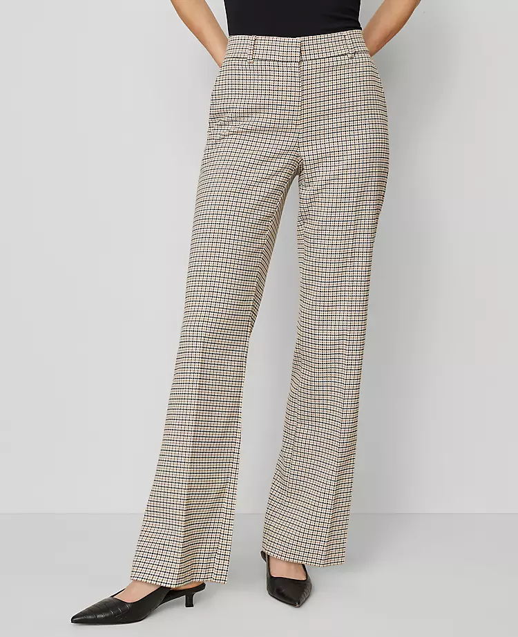 The Jayne Trouser In Houndstooth Cafe Au Lait 4 The Jayne Trouser In Houndstooth Cafe Au Lait - Image 2