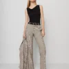 The Straight Pant In Plaid Copper/Cream Multi 2 The Straight Pant In Plaid Copper/Cream Multi -Anntaylor Shop 857742 019905
