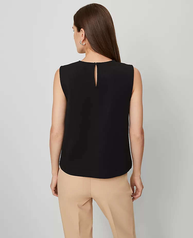 Petite Ponte Patch Pocket Top Black 4 Petite Ponte Patch Pocket Top Black - Image 2