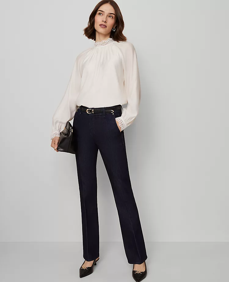 Petite Mid Rise Boot Jean In Rinse Wash Classic Rinse Wash 4 Petite Mid Rise Boot Jean In Rinse Wash Classic Rinse Wash - Image 2