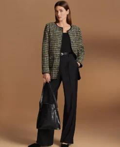 The Side Button Wide-Leg Pant Black -Anntaylor Shop 857843 2222 MKTG2