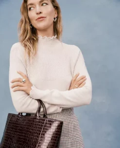 Croco Tote Bag Dark Chocolate -Anntaylor Shop 858512 7097 MKTG2