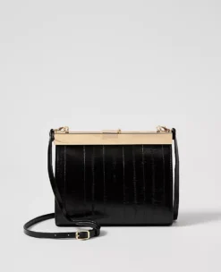 Embossed Clutch Black