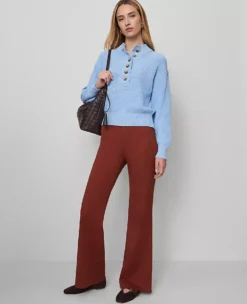 Weekend Collection Go-Everywhere Flare Pant Smoked Paprika -Anntaylor Shop 858552 1488
