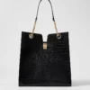 Croco Large Tote Bag Black -Anntaylor Shop 858563 2222
