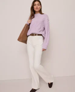 Weekend Collection Boot Corduroy Pant Winter White -Anntaylor Shop 858591 9192 ALT3