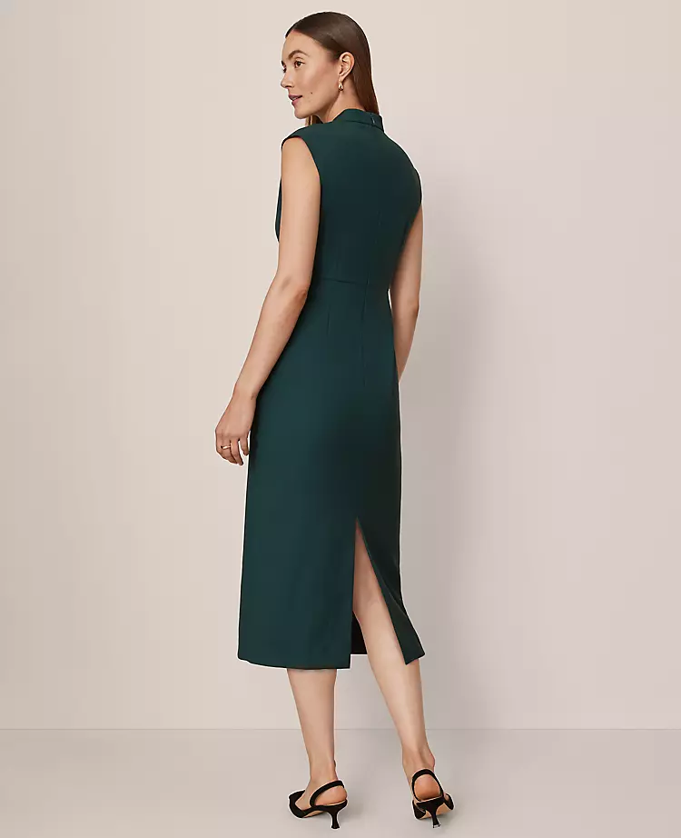 Split Neck Sheath Dress Pine Grove 4 Split Neck Sheath Dress Pine Grove - Image 2
