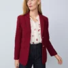 The Petite Greenwich Blazer Cherry Pie 2 The Petite Greenwich Blazer Cherry Pie -Anntaylor Shop 858638 019822