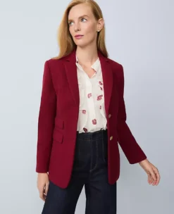 The Petite Greenwich Blazer Cherry Pie