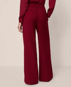 The Petite Statement Palazzo Pant Cherry Pie -Anntaylor Shop 858693 019822 ALT2