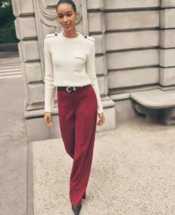The Petite Statement Palazzo Pant Cherry Pie