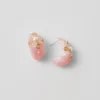 Embellished Teardrop Earrings Quartz Pink -Anntaylor Shop 902165 018608